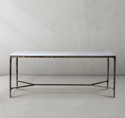 Thaddeus Rectangle Marble Desk