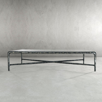 Thaddeus Square Glass Coffee Table