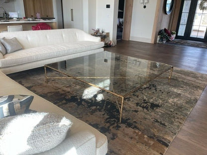Thaddeus Square Glass Coffee Table