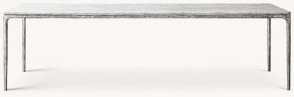 Thadeus Marble Rectangular Dining Table