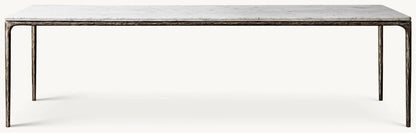 Thadeus Marble Rectangular Dining Table