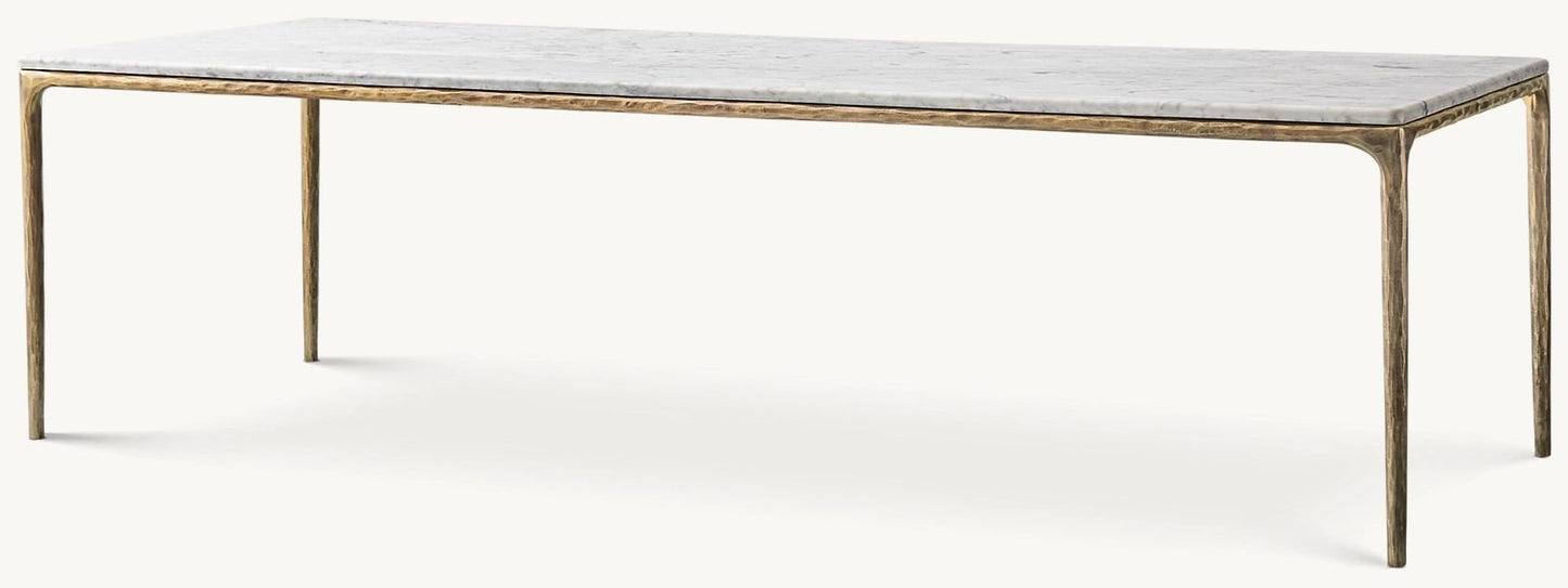 Thadeus Marble Rectangular Dining Table