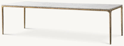 Thadeus Marble Rectangular Dining Table