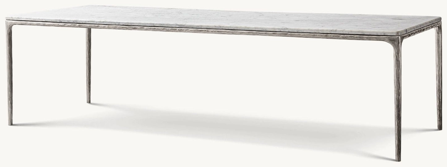 Thadeus Marble Rectangular Dining Table