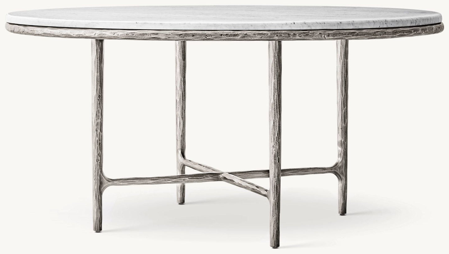Thadeus Marble Round Dining Table