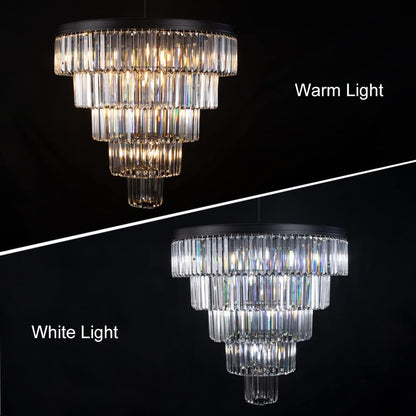 Tochic Crystal Round Chandelier-Nobipets