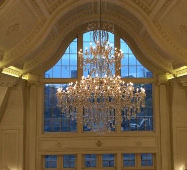 Traditional Candle Crystal Chandelier for Staircase/Foyer/Living Room/Villa-Nobipets