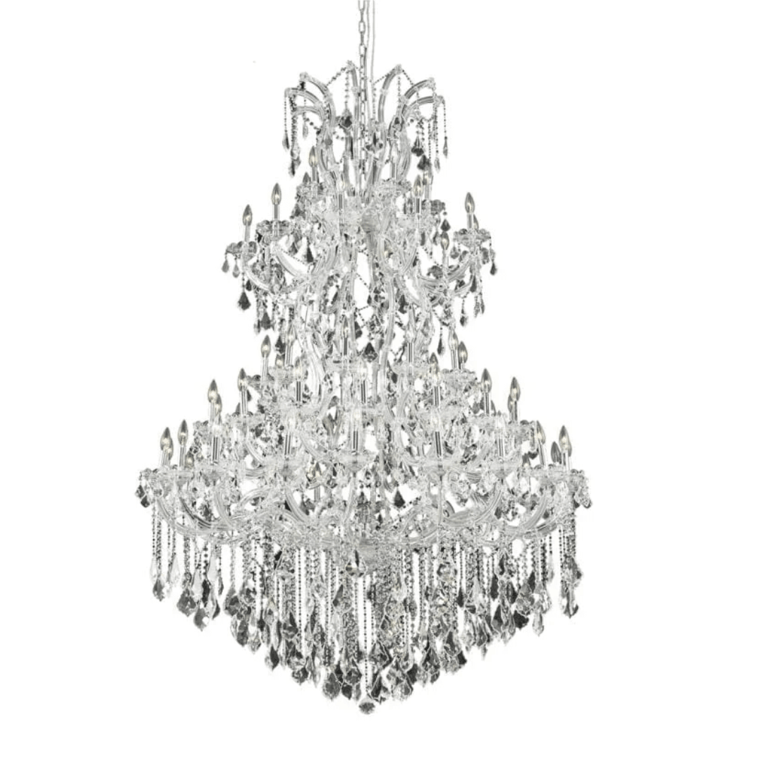Traditional Candle Crystal Chandelier for Staircase/Foyer/Living Room/Villa-Nobipets