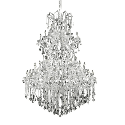 Traditional Candle Crystal Chandelier for Staircase/Foyer/Living Room/Villa-Nobipets