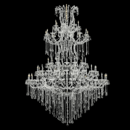 Traditional Candle Crystal Chandelier for Staircase/Foyer/Living Room/Villa-Nobipets
