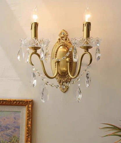 Traditional French Modern Candle Chandelier For Living Room Bedroom-Nobipets