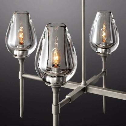 Tulip Linear Chandelier 52''-Nobipets