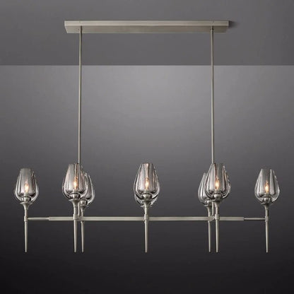 Tulip Linear Chandelier 52''-Nobipets