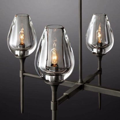 Tulip Linear Chandelier 52''-Nobipets