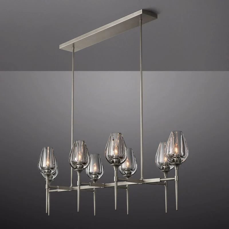 Tulip Linear Chandelier 52''-Nobipets
