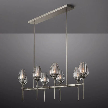Tulip Linear Chandelier 52''-Nobipets