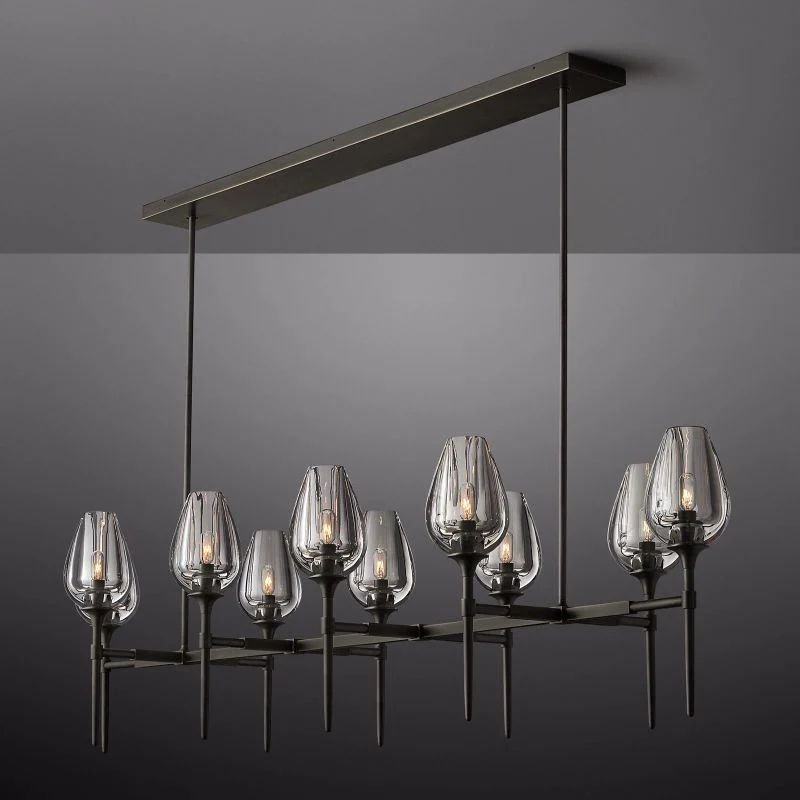 Tulip Linear Chandelier 65''-Nobipets