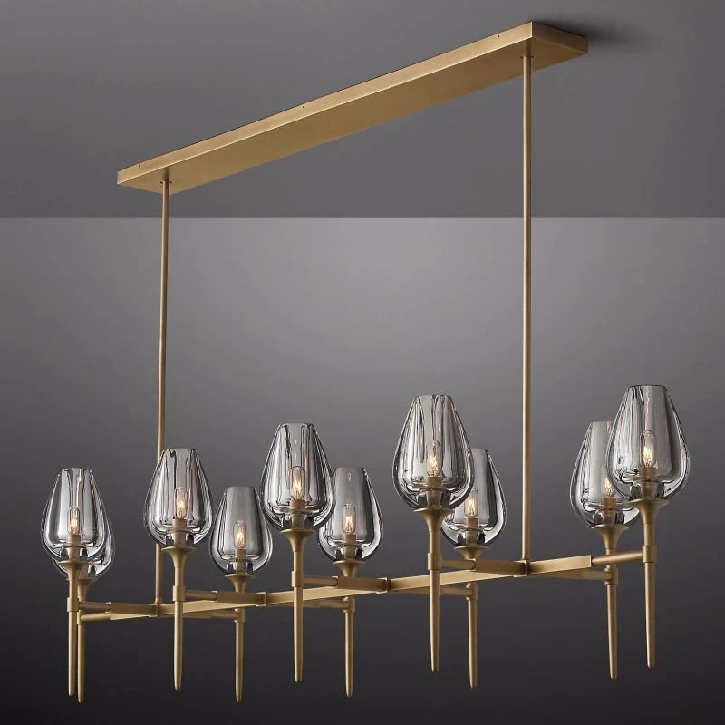 Tulip Linear Chandelier 65''-Nobipets