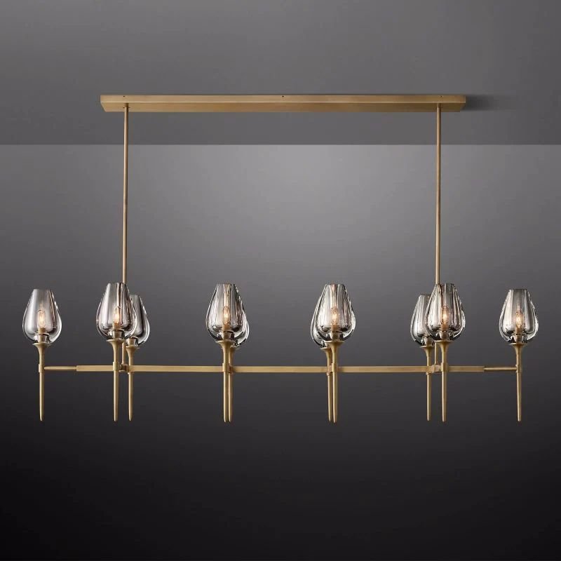 Tulip Linear Chandelier 65''-Nobipets