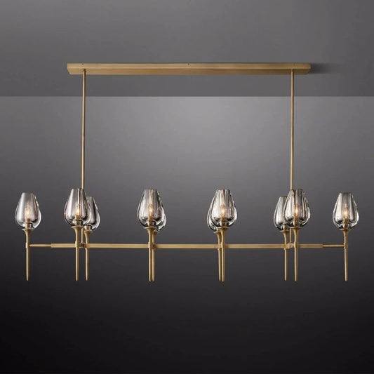 Tulip Linear Chandelier 65''-Nobipets