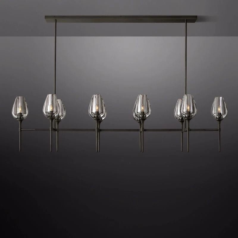 Tulip Linear Chandelier 65''-Nobipets
