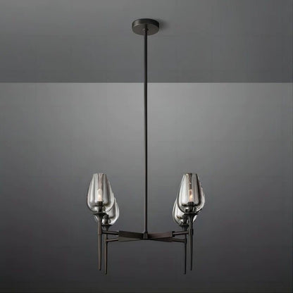 Tulip Round Chandelier 27''-Nobipets
