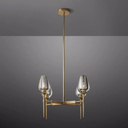 Tulip Round Chandelier 27''-Nobipets