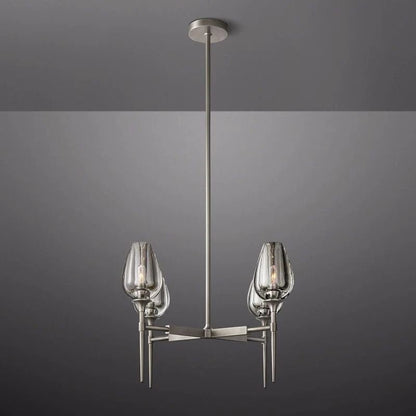 Tulip Round Chandelier 27''-Nobipets