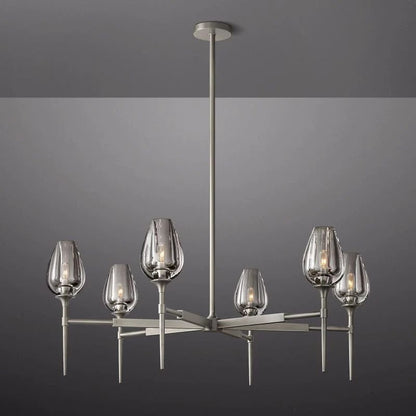 Tulip Round Chandelier 42''-Nobipets