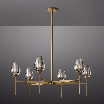 Tulip Round Chandelier 42''-Nobipets