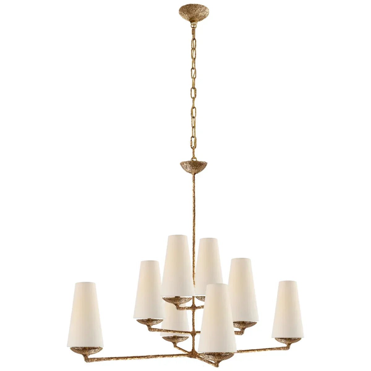 Vertical Chandelier/Wall Light in Bronze/Black/White Finish Color-Nobipets