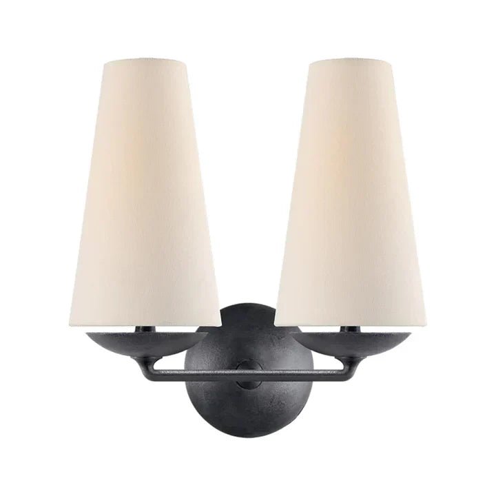 Vertical Chandelier/Wall Light in Bronze/Black/White Finish Color-Nobipets