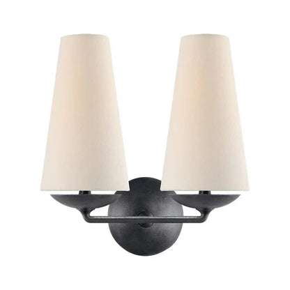 Vertical Chandelier/Wall Light in Bronze/Black/White Finish Color-Nobipets