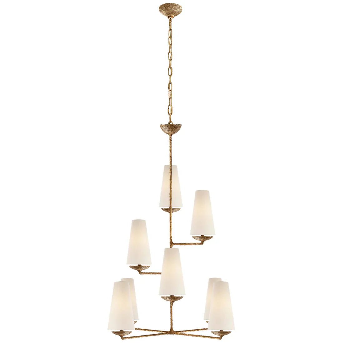 Vertical Chandelier/Wall Light in Bronze/Black/White Finish Color-Nobipets