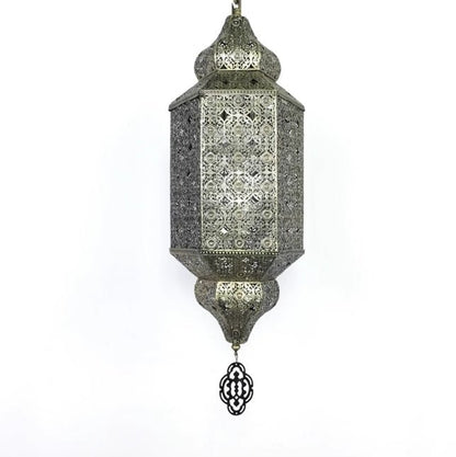Vintage Characteristic Moroccan Hollow Carved Handmade Pendant Chandelier for Bedroom/Dining Room/Cafe/Hotel/Bar B&B-Nobipets