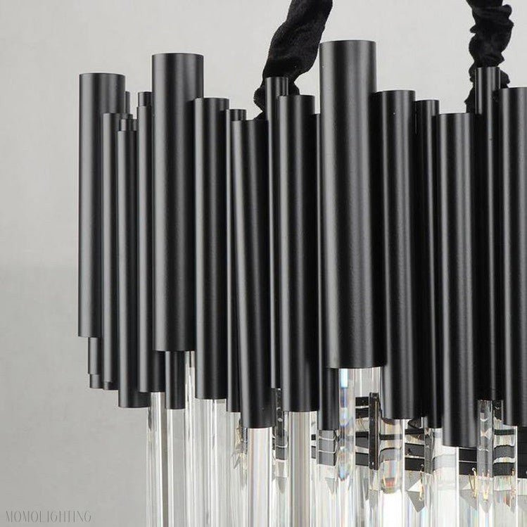 Viol Crystal Round Chandelier-Nobipets