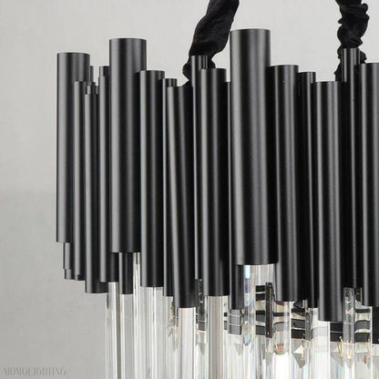 Viol Crystal Round Chandelier-Nobipets
