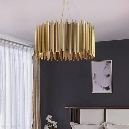 Viola Stainless Steel Chandelier-Nobipets