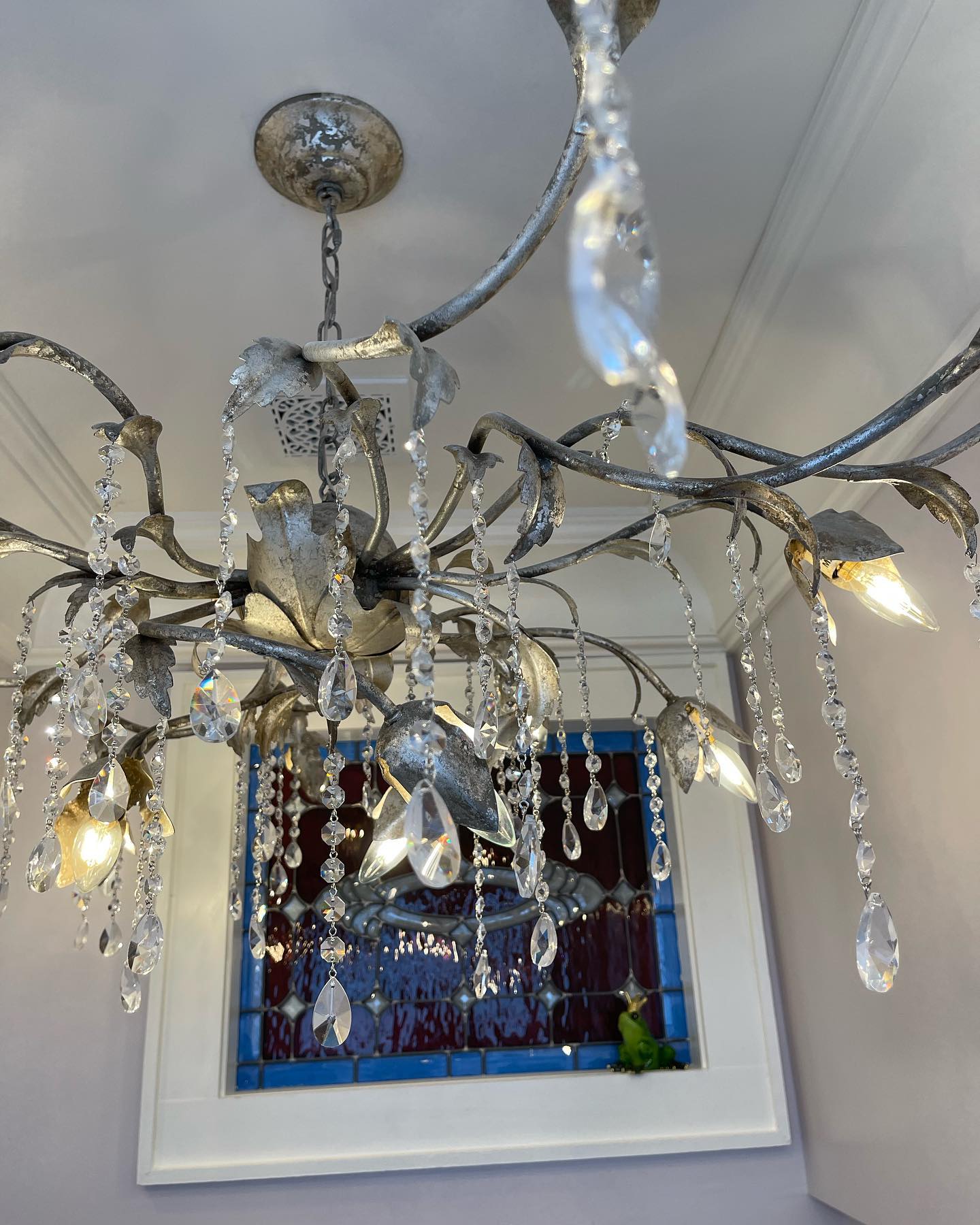 Viticcio Round Silver Chandelier-Nobipets