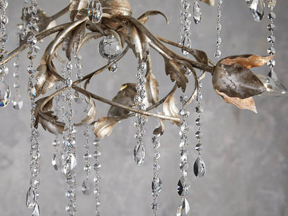Viticcio Round Silver Chandelier-Nobipets