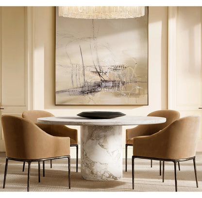 Vitolor Carved Round Dining Table