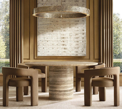 Vitolor Carved Round Dining Table