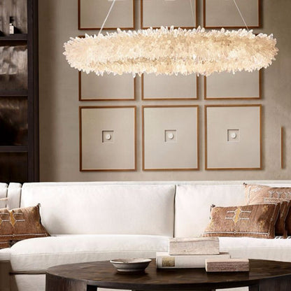 Vosa Crystal Halo Chandelier-Nobipets