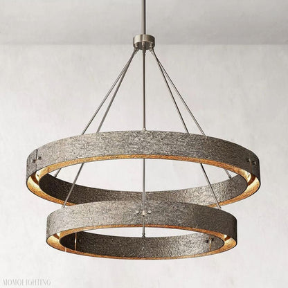 Vouvray Two-Tier Round Chandelier D72"-Nobipets