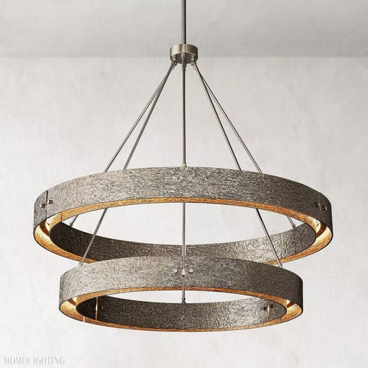 Vouvray Two-Tier Round Chandelier D72"-Nobipets