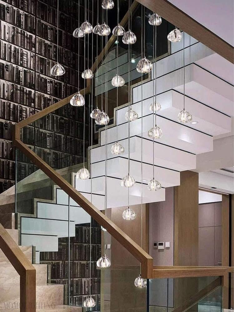 Walsh Foyer & Staircase Chandelier 7" 19" 33" D-Nobipets