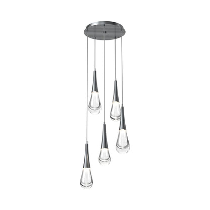 Water Drop Round LED Chandelier-Nobipets