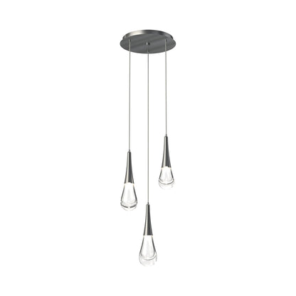 Water Drop Round LED Chandelier-Nobipets