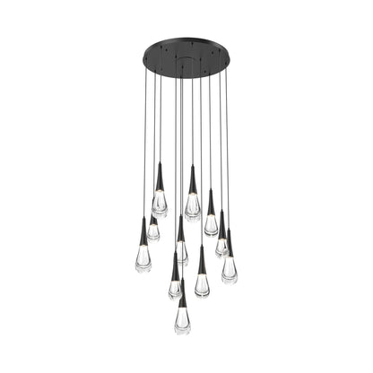 Water Drop Round LED Chandelier-Nobipets