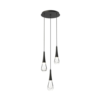 Water Drop Round LED Chandelier-Nobipets